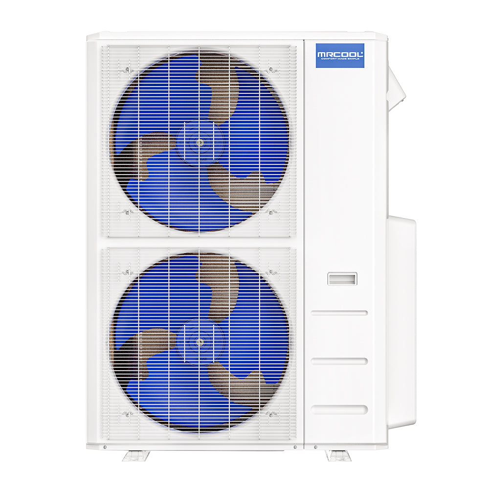MRCOOL 5th Gen DIY Mini Split - 48,000 BTU 3 Zone Ceiling Cassette Ductless Air Conditioner and Heat Pump with 35 ft. Install Kit, DIYM348HPC01C49