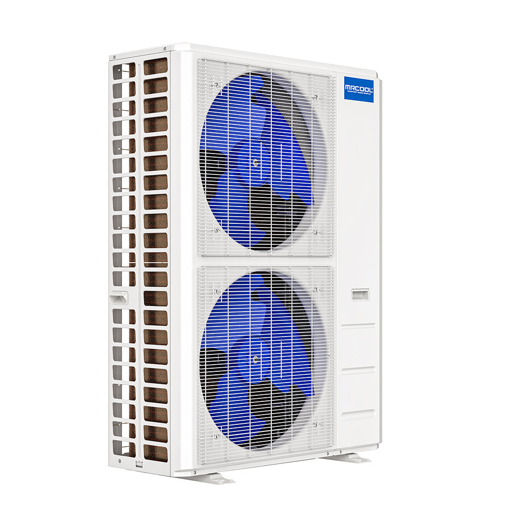 MRCOOL 5th Gen DIY Mini Split - 42,000 BTU 3 Zone Ceiling Cassette Ductless Air Conditioner and Heat Pump with 50 ft. Install Kit, DIYM348HPC00C74