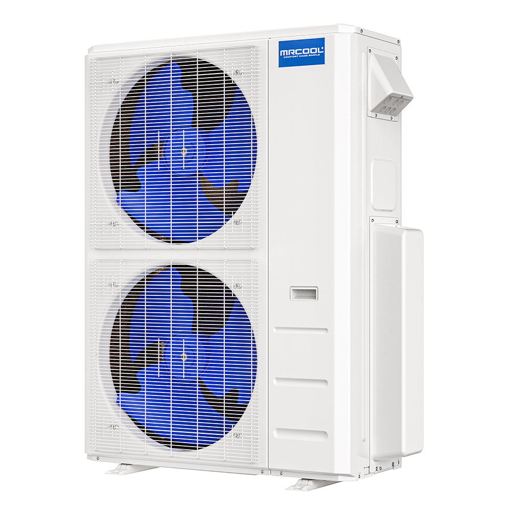 MRCOOL 5th Gen DIY Mini Split - 42,000 BTU 3 Zone Ceiling Cassette Ductless Air Conditioner and Heat Pump with 50 ft. Install Kit, DIYM348HPC00C74