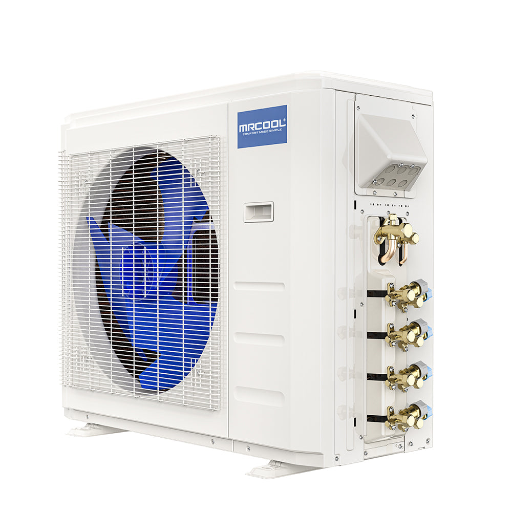 MRCOOL 5th Gen DIY Mini Split - 33,000 BTU 3 Zone Ceiling Cassette Ductless Air Conditioner and Heat Pump with 35 ft. Install Kit, DIYM336HPC03C49