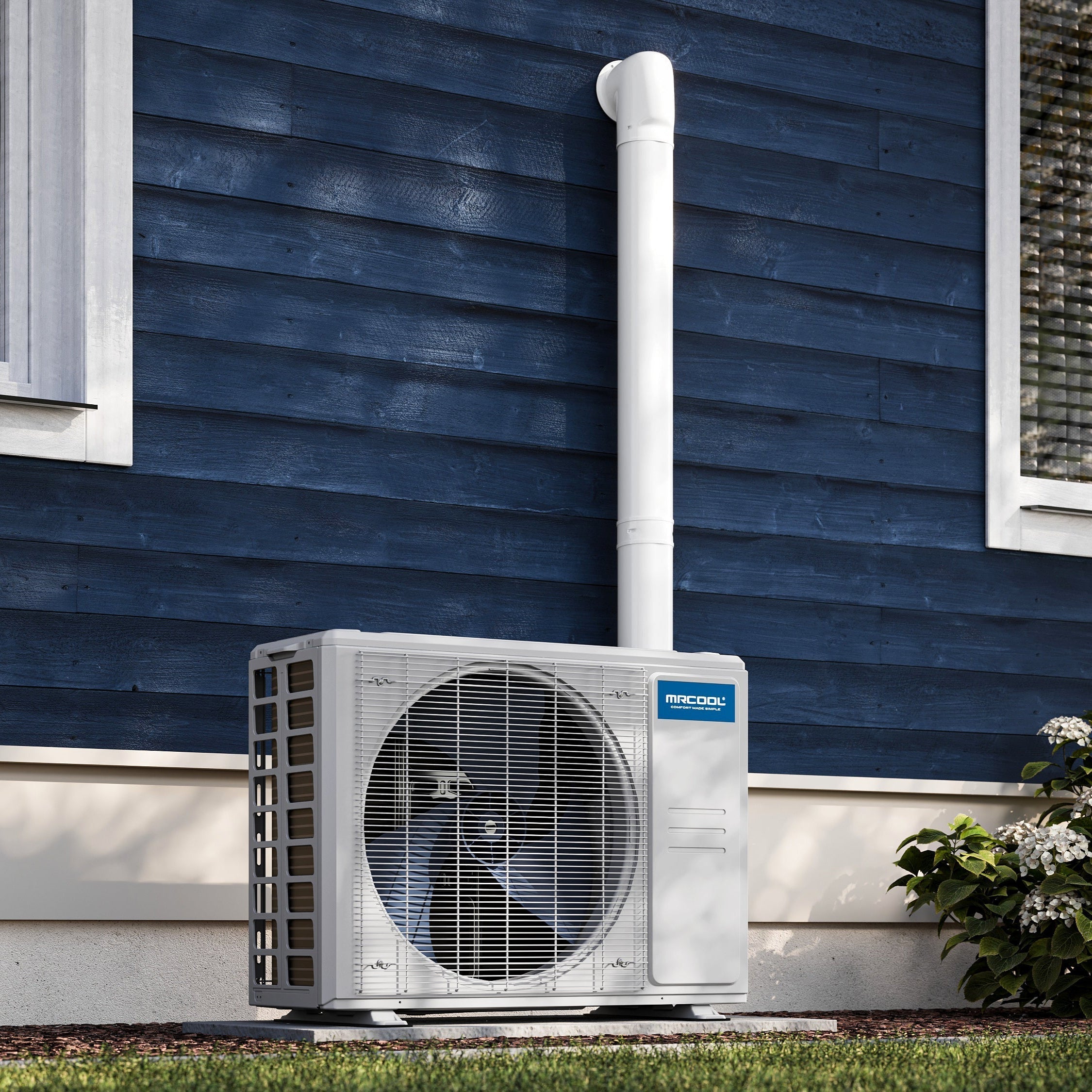 MRCOOL DIY® 5th Gen E Star 24,000 BTU Single Zone Mini Split Complete System with 25ft. Line Set 230V, DIY-24-HP-WM-230D25-O