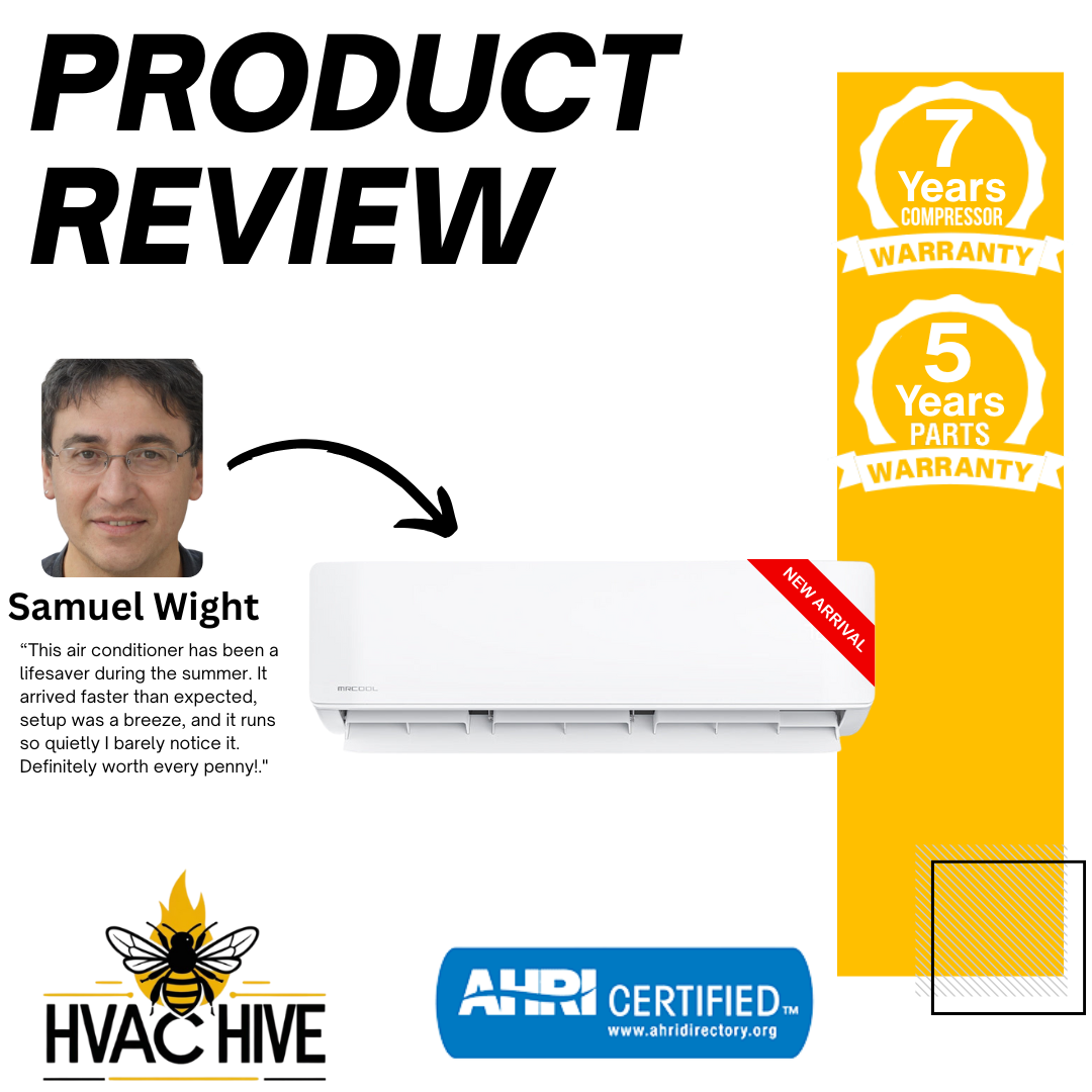 MRCOOL DIY Mini Split - 27,000 BTU 3 Zone Ductless Air Conditioner and Heat Pump, DIY-B-327HP090909 product review