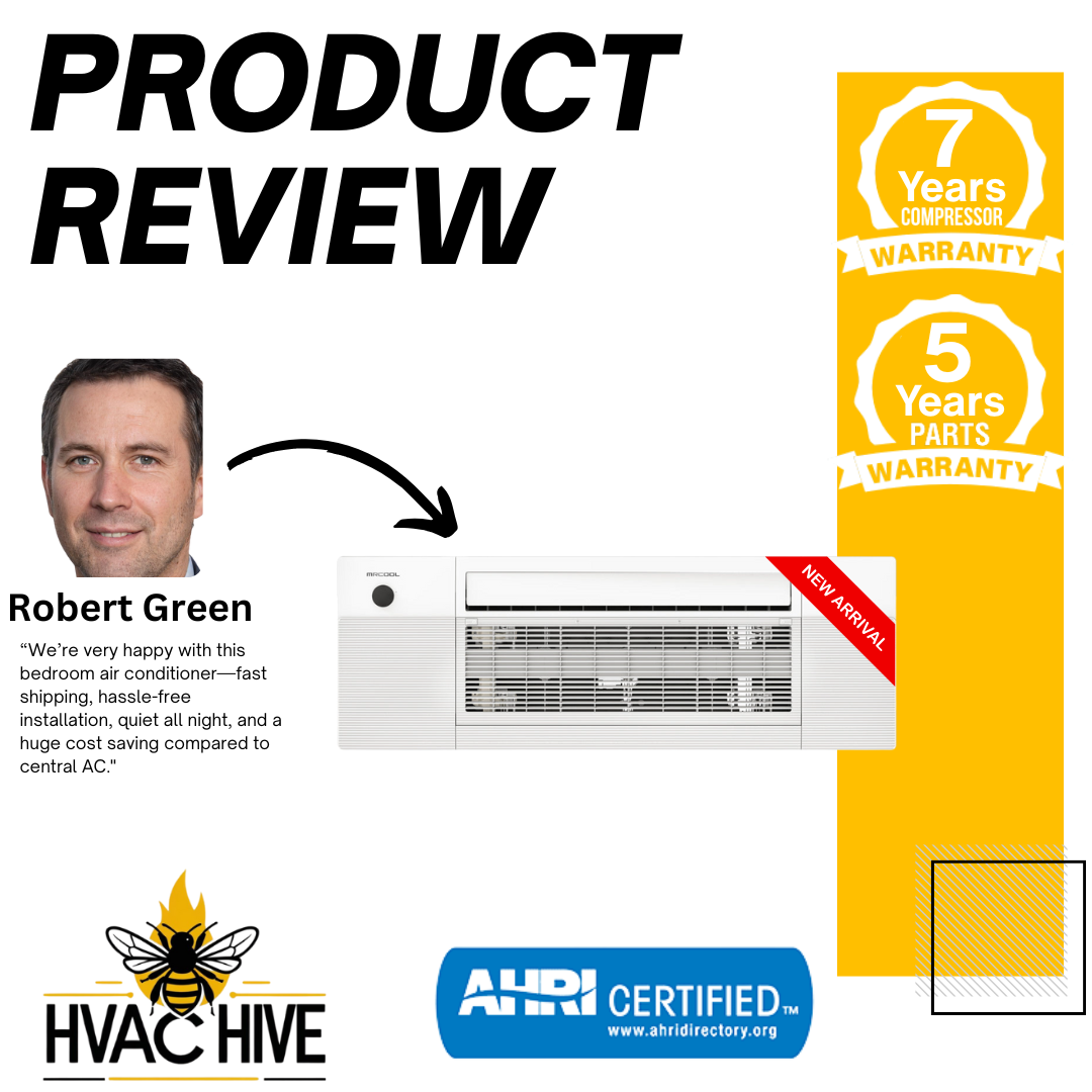 MRCOOL DIY Mini Split - 30,000 BTU 3 Zone Ceiling Cassette Ductless Air Conditioner and Heat Pump with 16 ft. Install Kit, DIYM327HPC01C00 product review