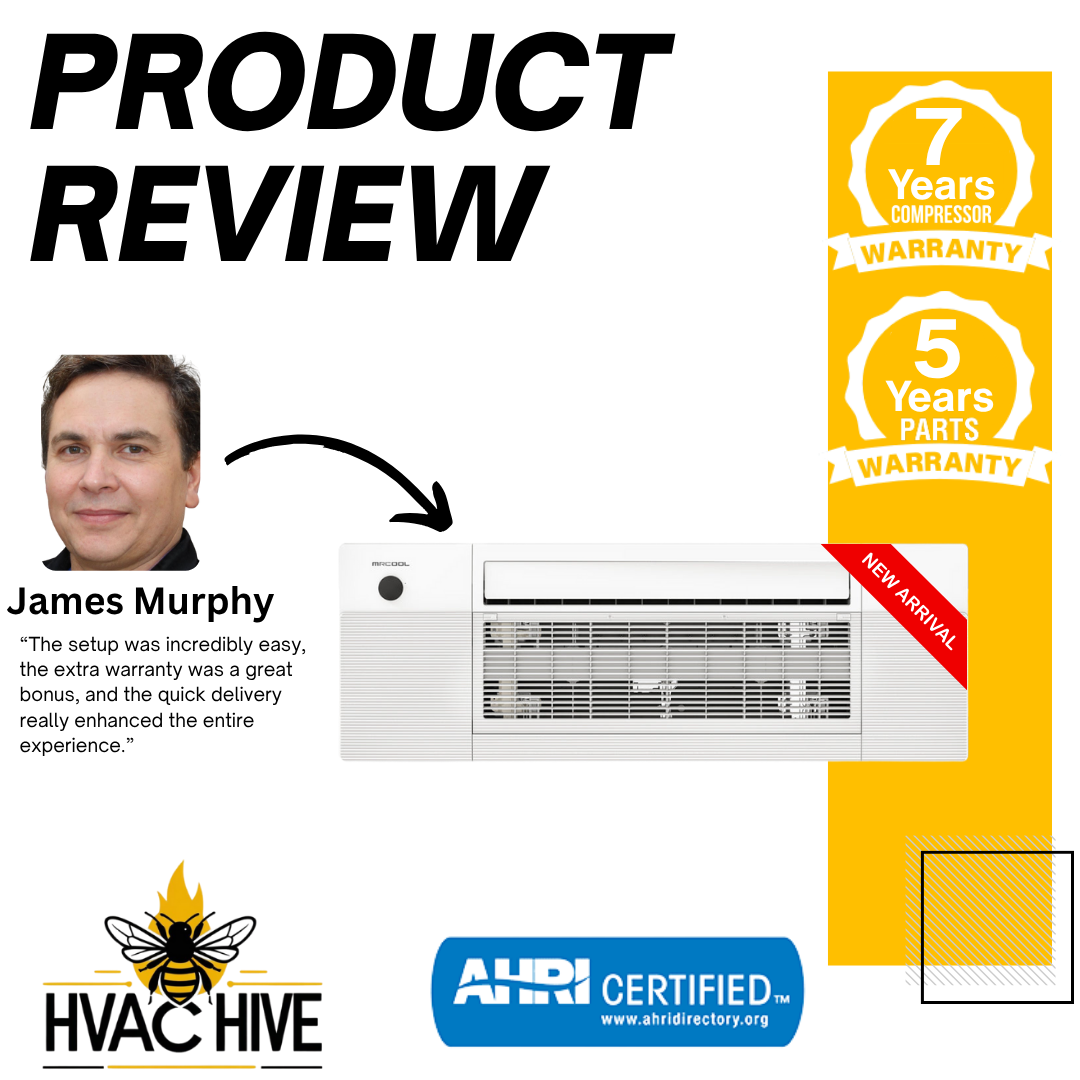 MRCOOL DIY Mini Split - 30,000 BTU 3 Zone Ceiling Cassette Ductless Air Conditioner and Heat Pump with 16 ft. Install Kit, DIYM336HPC01C00 Product review