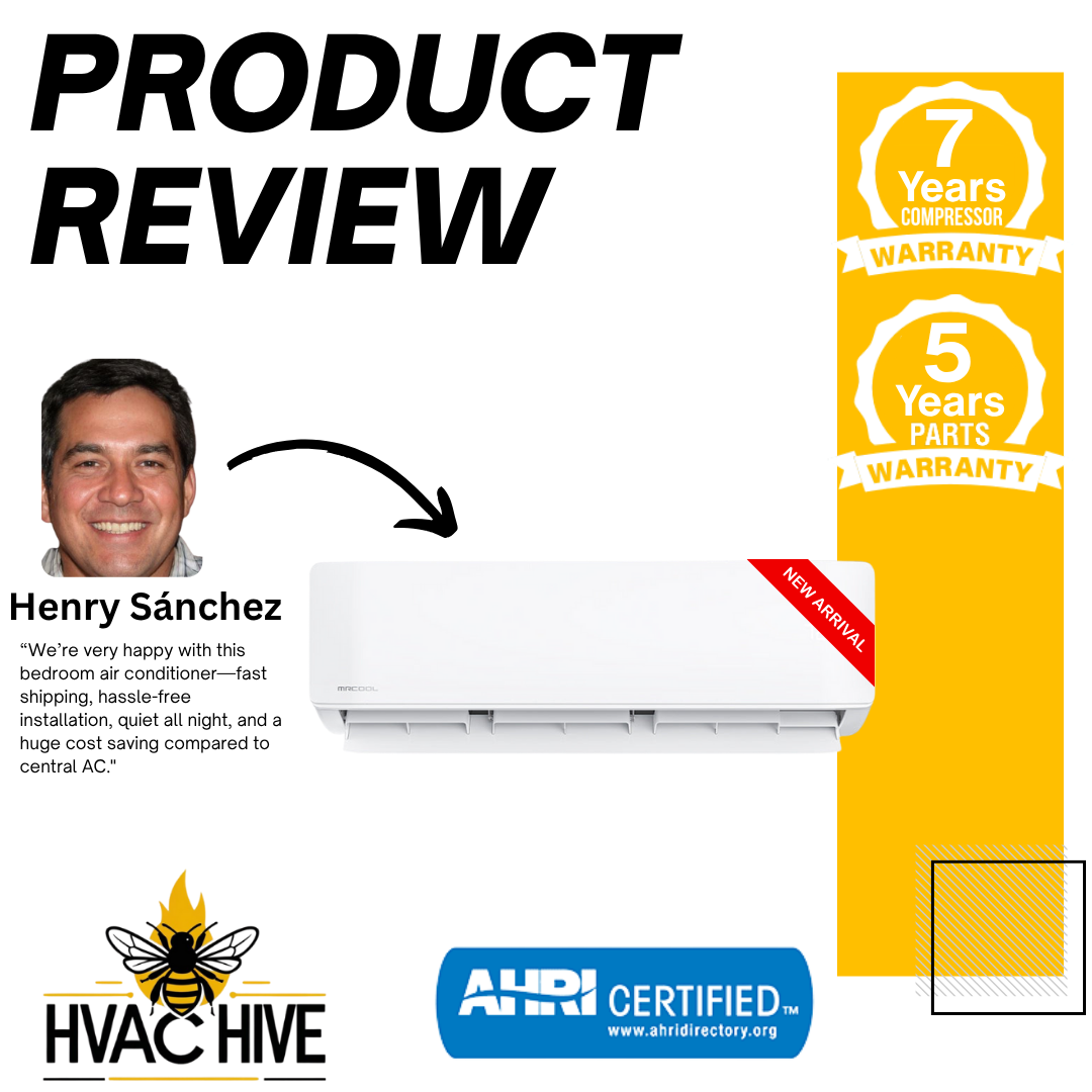 MRCOOL DIY Mini Split - 30,000 BTU 3 Zone Ductless Air Conditioner and Heat Pump with 50 ft. Install Kit, DIYM336HPW01C74 product review