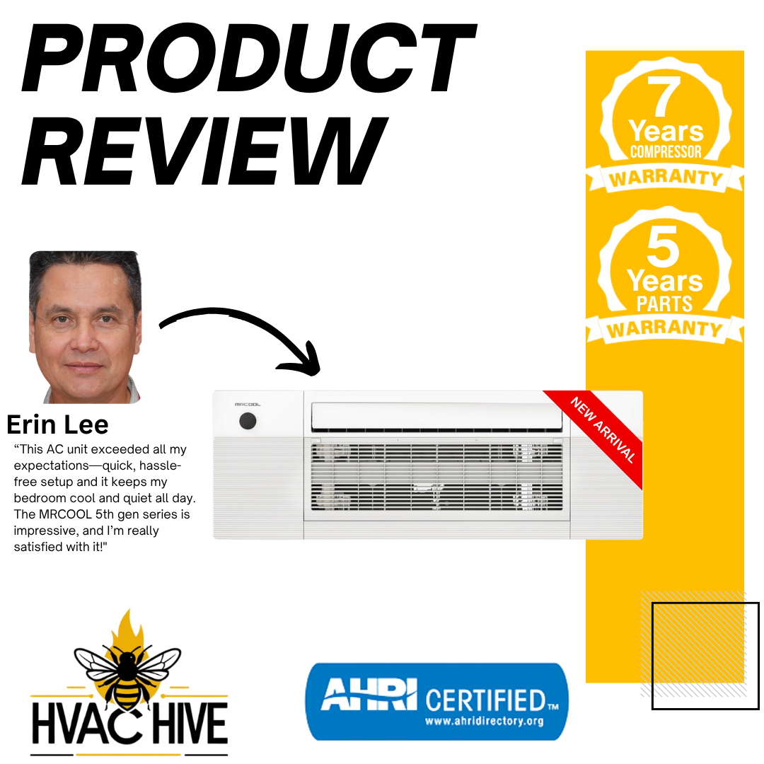 MRCOOL DIY Mini Split - 33,000 BTU 3 Zone Ceiling Cassette Ductless Air Conditioner and Heat Pump with 16 ft. Install Kit, DIYM336HPC03C00 product review