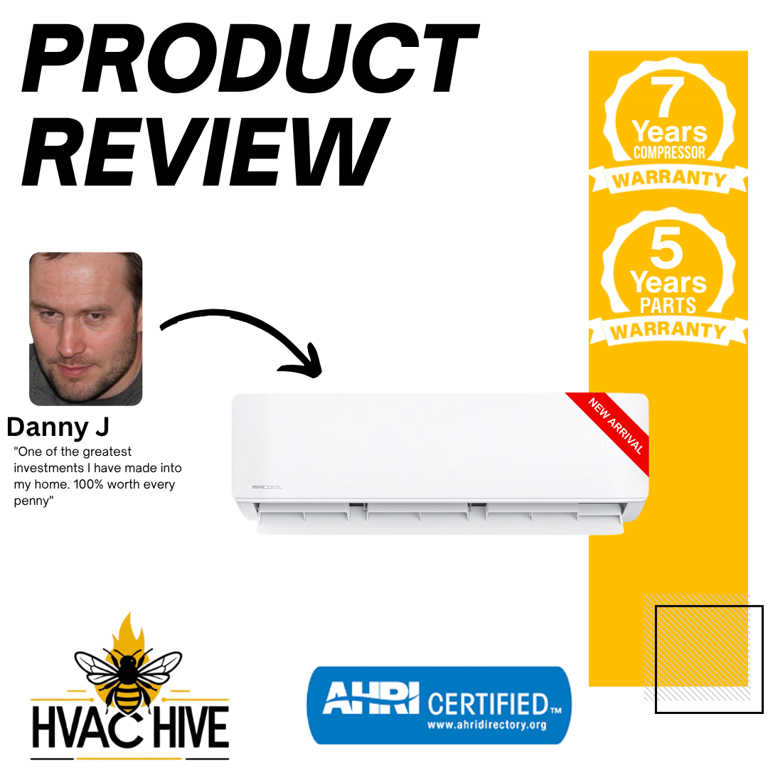 MRCOOL DIY Mini Split - 36,000 BTU 3 Zone Ductless Air Conditioner and Heat Pump with 16 ft. Install Kit, DIYM336HPW06C00 product review
