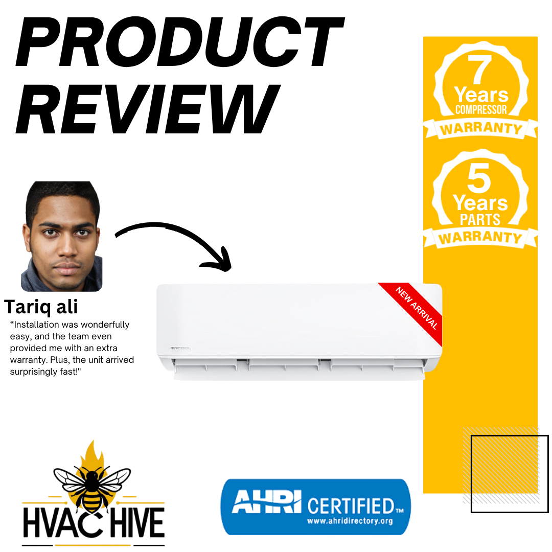 MRCOOL DIY Mini Split - 36,000 BTU 3 Zone Ductless Air Conditioner and Heat Pump with 35 ft. Install Kit, DIYM336HPW02C49 product review