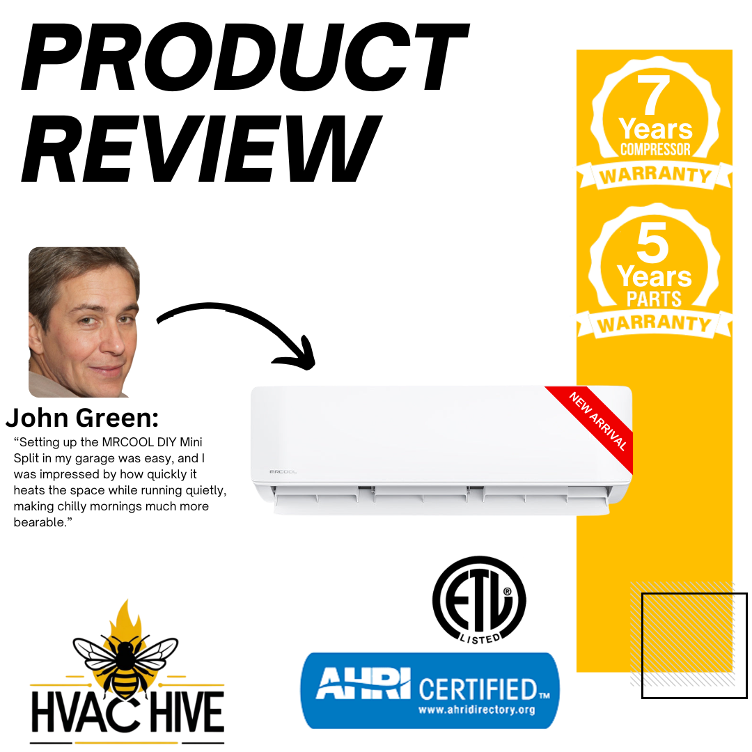MRCOOL DIY Mini Split - 42,000 BTU 3 Zone Ductless Air Conditioner and Heat Pump, DIY-B-348HP121218 product review