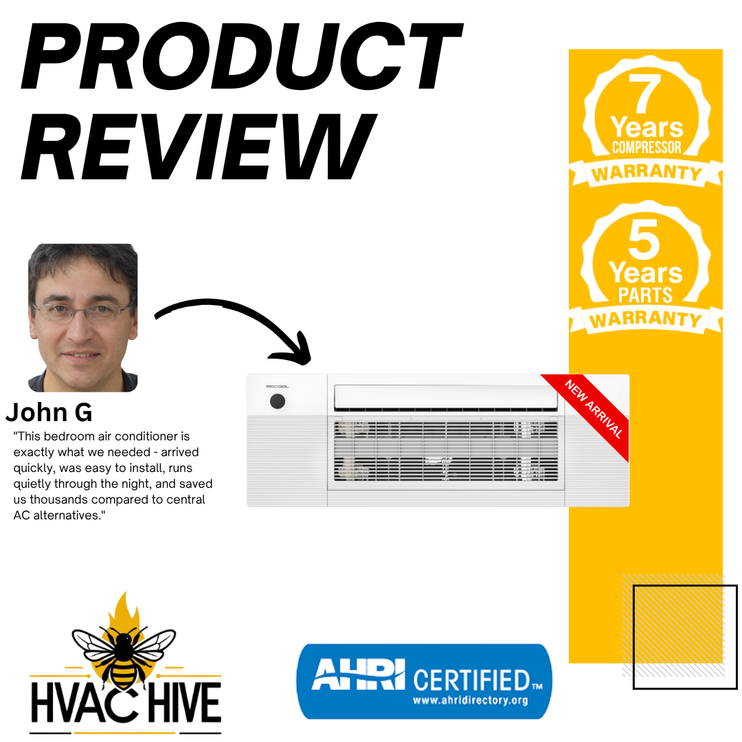 MRCOOL DIY Mini Split - 48,000 BTU 3 Zone Ceiling Cassette Ductless Air Conditioner and Heat Pump with 35 ft. Install Kit, DIYM348HPC01C49 product review