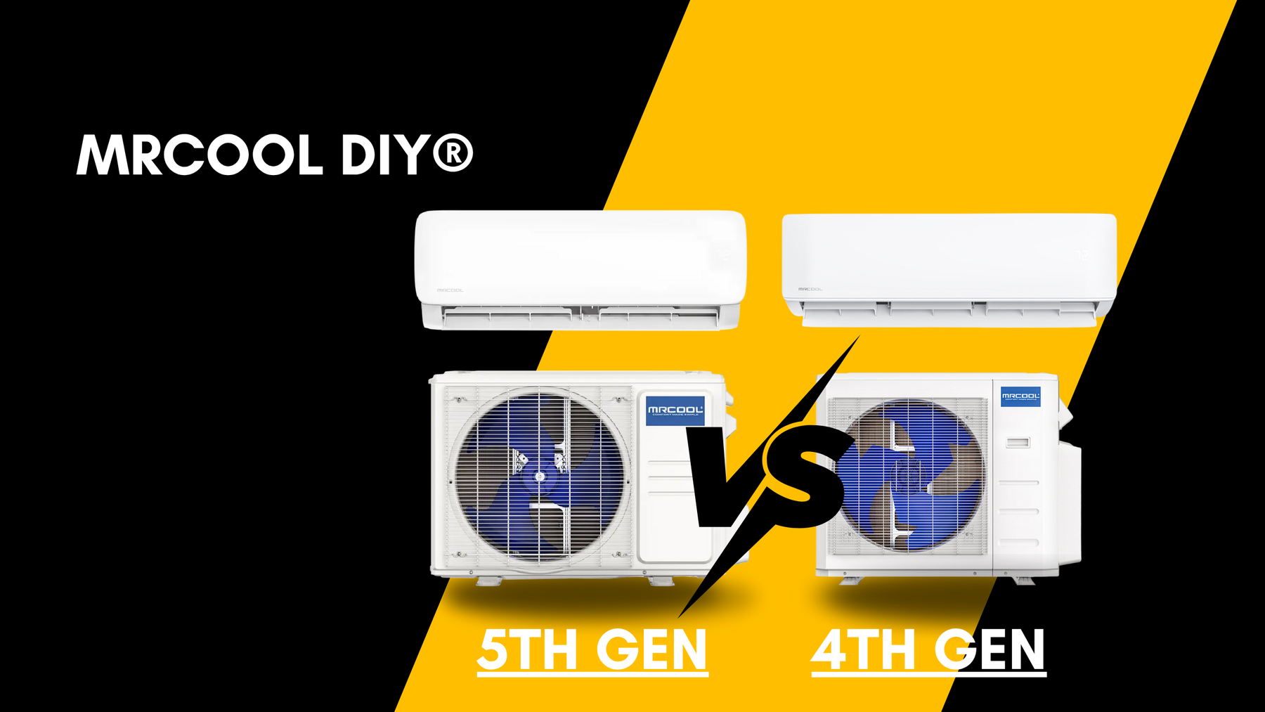 MRCOOL DIY® 5th Gen vs 4th Gen