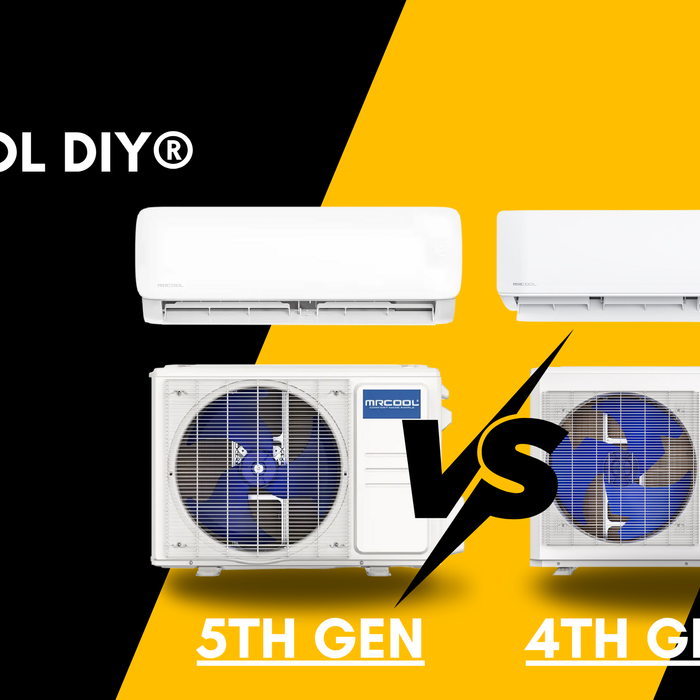 MRCOOL DIY® 5th Gen vs 4th Gen