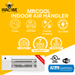 MRCOOL 5th Gen DIY Mini Split - 39,000 BTU 3 Zone Ceiling Cassette Ductless Air Conditioner and Heat Pump with 25 ft. Install Kit, DIY348HPC091218-25 indoor air handler