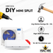 MRCOOL 5th Gen DIY Mini Split - 42,000 BTU 3 Zone Ductless Air Conditioner and Heat Pump with 16 ft. Install Kit, DIYM336HPW07C00 DIY mini split