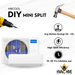 MRCOOL DIY® 5th Gen EasyPro 12,000 BTU Single Zone Mini Split Complete System 115V with 16 ft. DIY Quick Connect Line Set and DIYPRO Cable, DIY-12-HP-WM-115D25-O DIY mini split