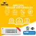 MRCOOL DIY 5th Gen Mini Split - 6-Zone 48,000 BTU Mini Split Condenser 230V with 18K + 12K + 9K + 9K + 9K + 6K Ceiling Cassette Air Handlers DIY5-6ZC-48HP-18K12K9K9K9K6K indoor air handler