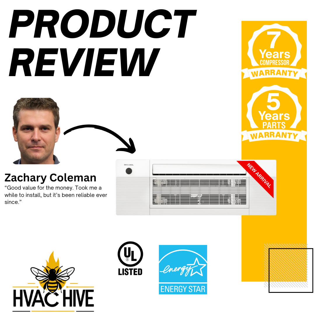MRCOOL DIY 5th Gen Mini Split - 6-Zone 55,000 BTU Mini Split Condenser 230V with 12K + 12K + 9K + 6K + 6K + 6K Ceiling Cassette Air Handlers DIY5-6ZC-55HP-12K12K9K6K6K6K product review