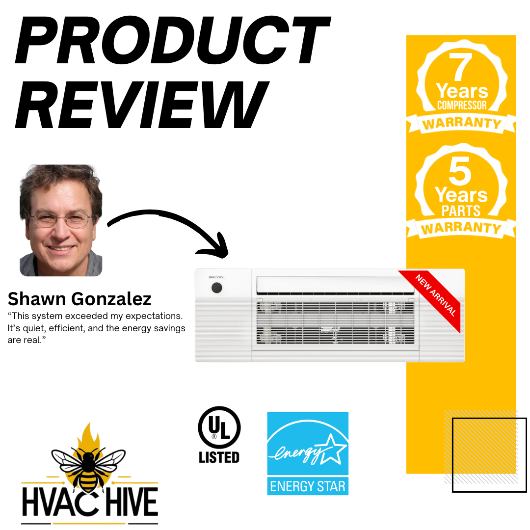 MRCOOL DIY 5th Gen Mini Split - 6-Zone 55,000 BTU Mini Split Condenser 230V with 12K + 12K + 9K + 9K + 6K + 6K Ceiling Cassette Air Handlers DIY5-6ZC-55HP-12K12K9K9K6K6K product review