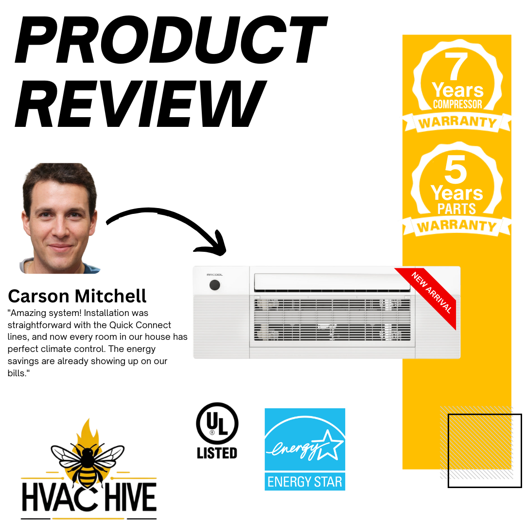 MRCOOL DIY 5th Gen Mini Split - 6-Zone 55,000 BTU Mini Split Condenser 230V with 18K + 12K + 12K + 12K + 6K + 6K Ceiling Cassette Air Handlers DIY5-6ZC-55HP-18K12K12K12K6K6K product review