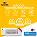 MRCOOL DIY Mini Split - 30,000 BTU 3 Zone Ceiling Cassette Ductless Air Conditioner and Heat Pump with 16 ft. Install Kit, DIYM327HPC01C00 indoor air handler